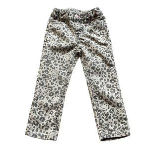 Cherokee Leopard or Cow Print Stretch Adjustable Toddler Jeans Size 3T